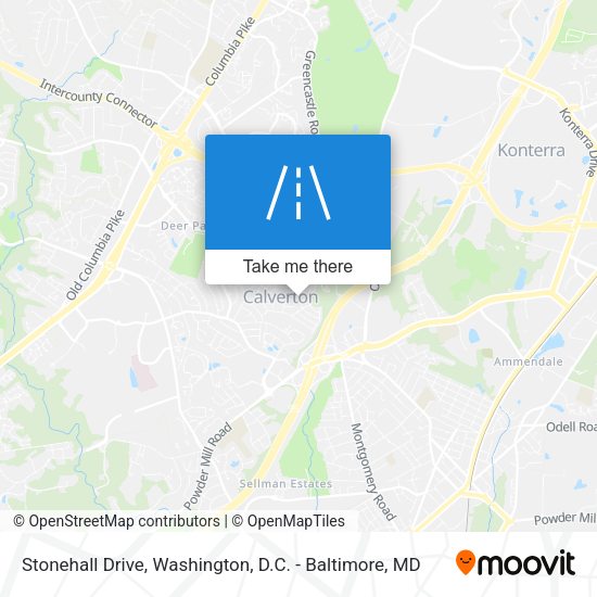 Stonehall Drive map