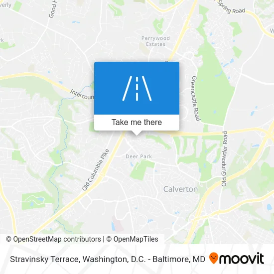 Stravinsky Terrace map