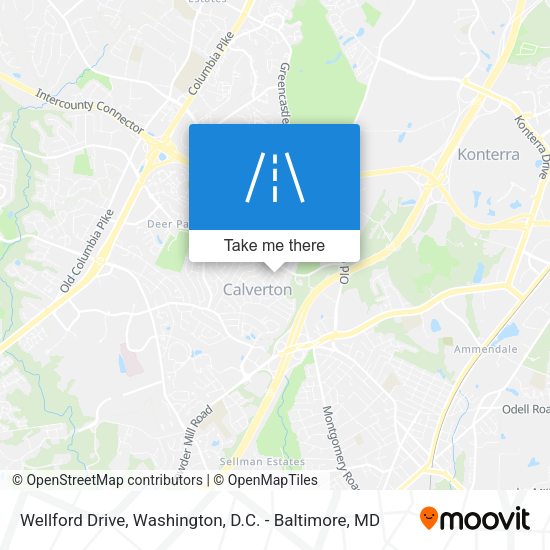 Wellford Drive map