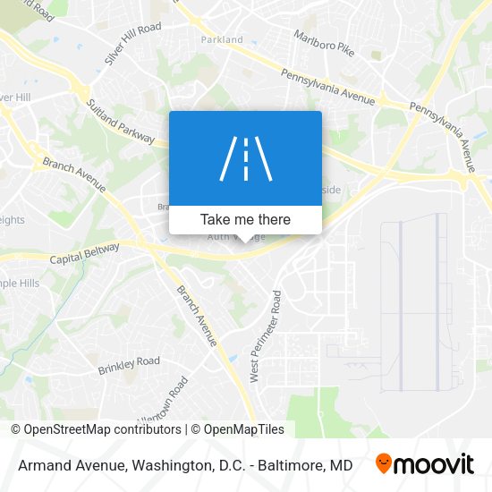 Mapa de Armand Avenue
