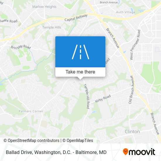 Ballad Drive map