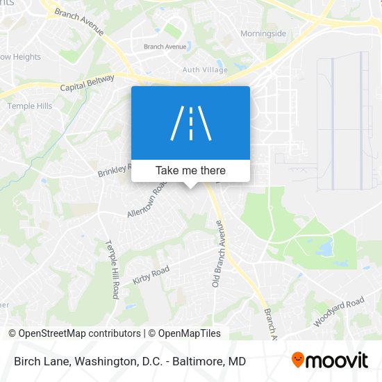 Mapa de Birch Lane
