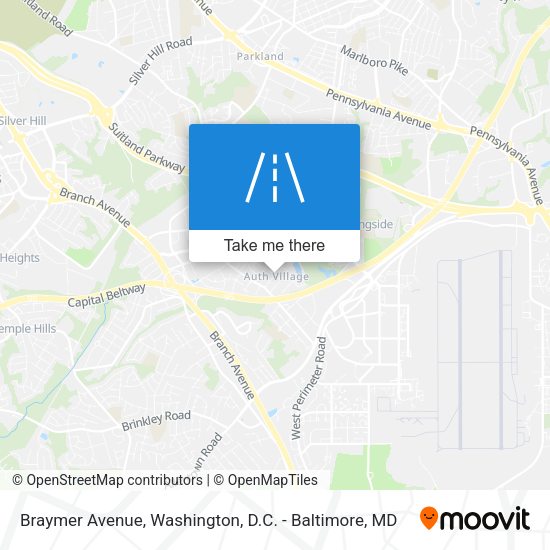 Braymer Avenue map