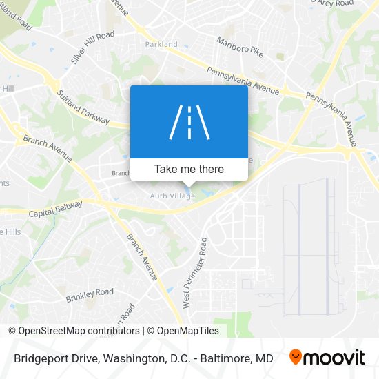Bridgeport Drive map
