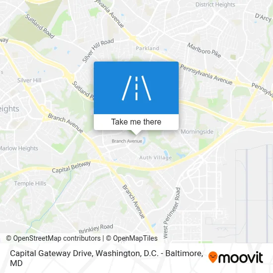 Capital Gateway Drive map