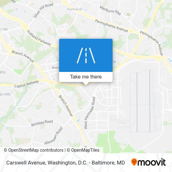 Carswell Avenue map