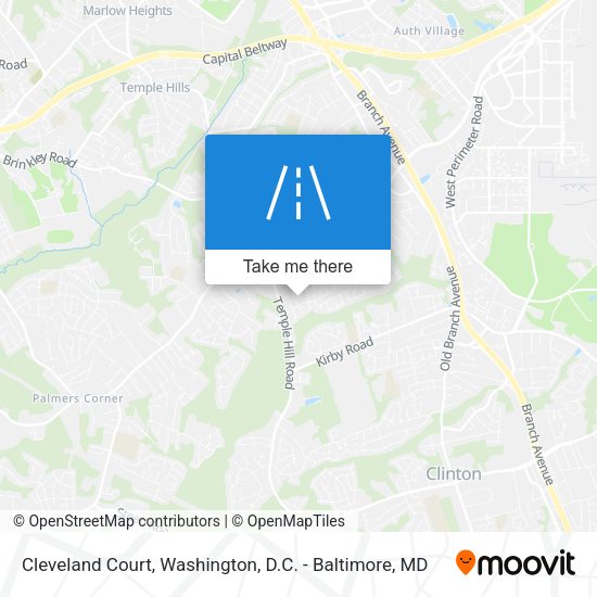 Cleveland Court map