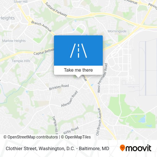 Mapa de Clothier Street