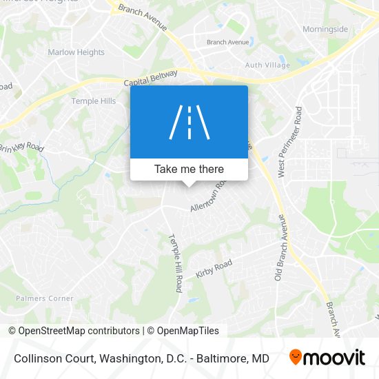 Collinson Court map
