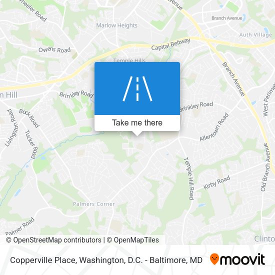 Copperville Place map