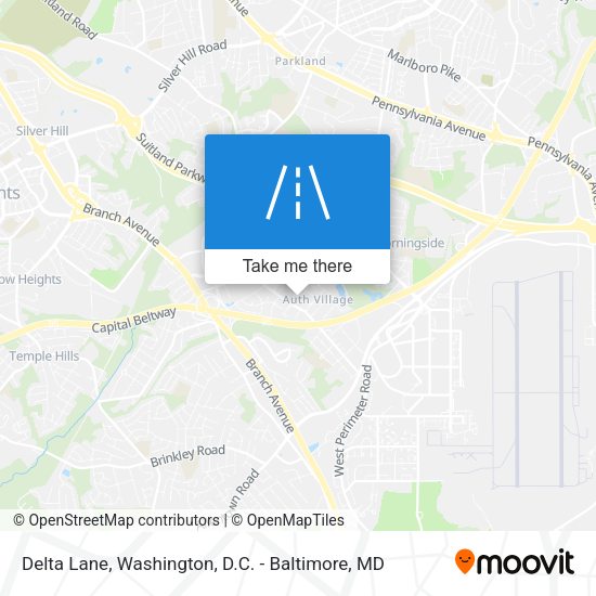 Mapa de Delta Lane
