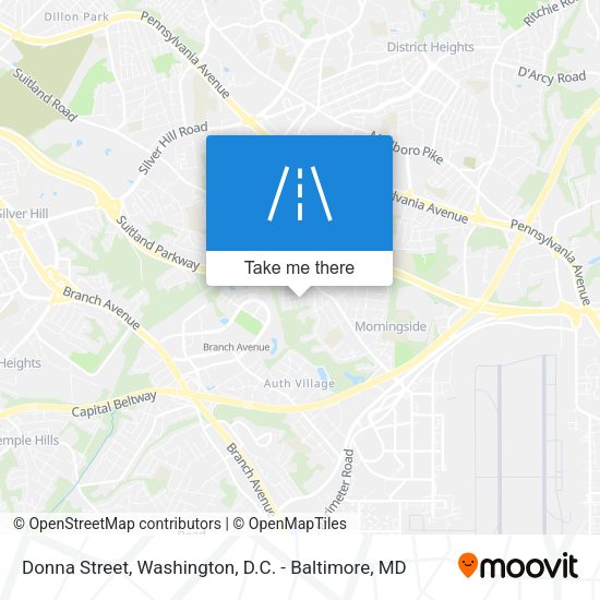 Mapa de Donna Street