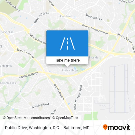 Mapa de Dublin Drive