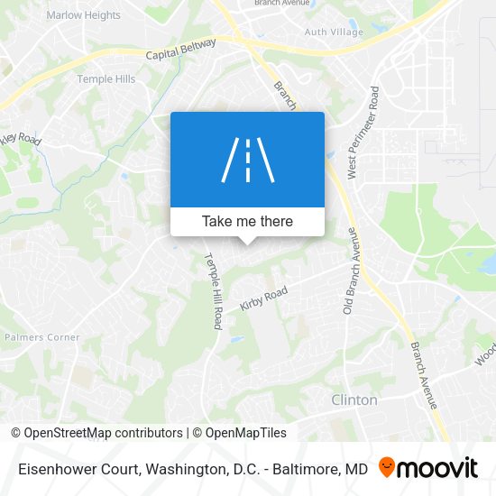 Eisenhower Court map