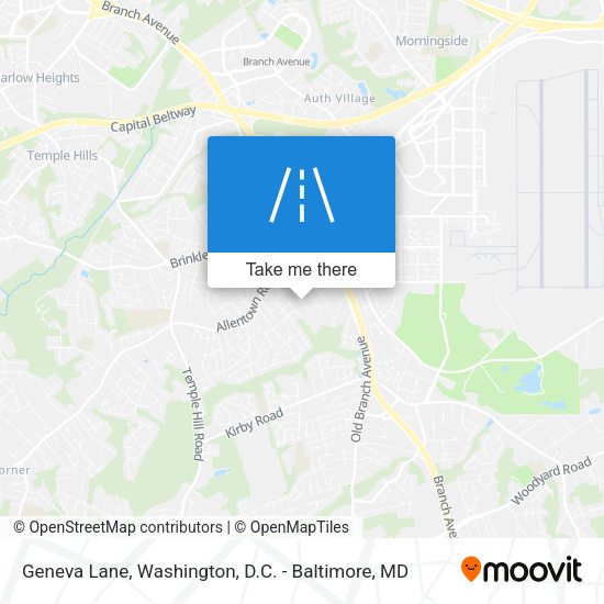 Geneva Lane map