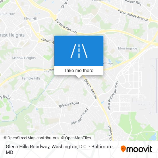 Mapa de Glenn Hills Roadway