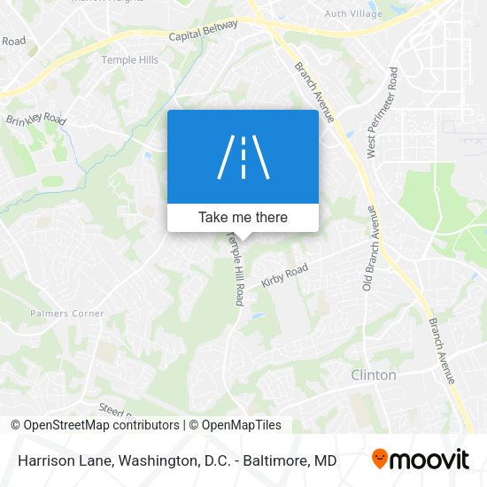 Harrison Lane map