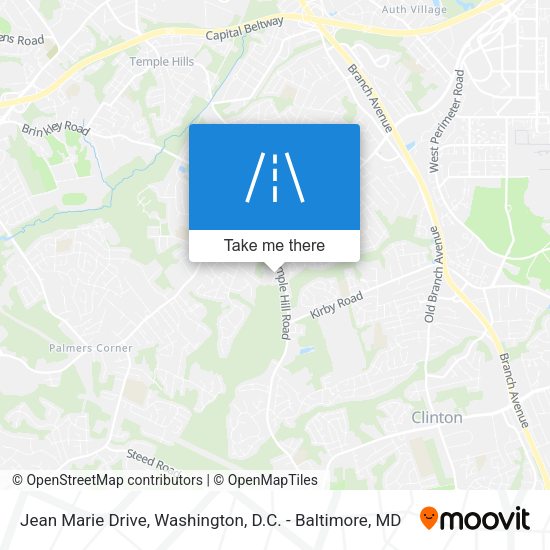 Jean Marie Drive map