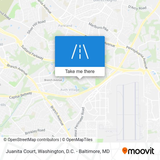 Mapa de Juanita Court