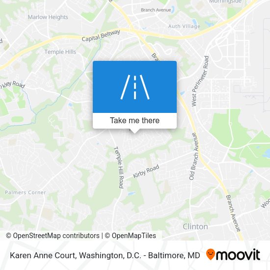Karen Anne Court map