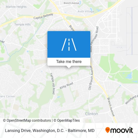 Mapa de Lansing Drive