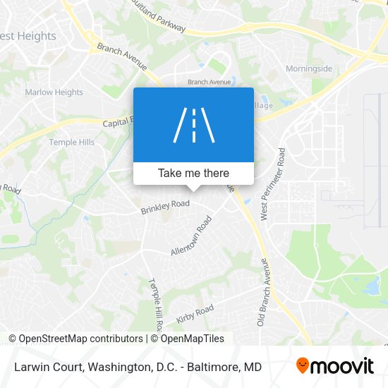 Larwin Court map