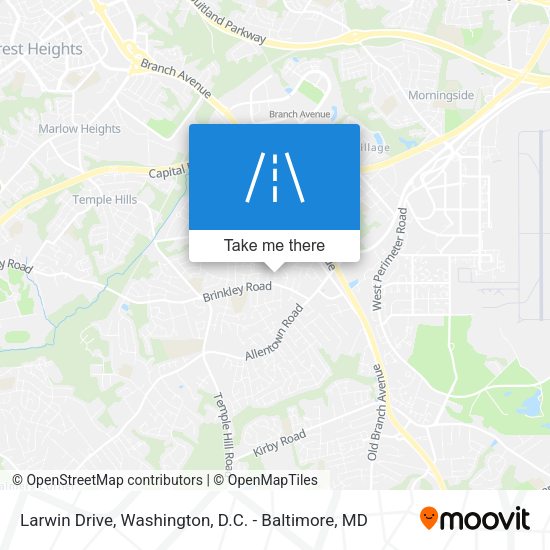 Mapa de Larwin Drive