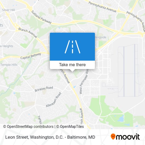 Leon Street map