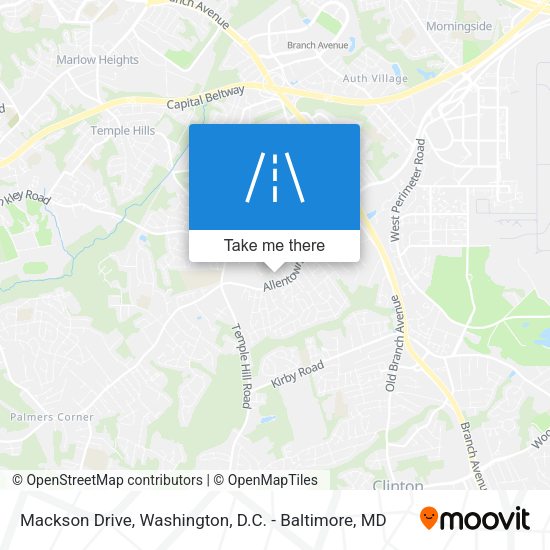 Mapa de Mackson Drive