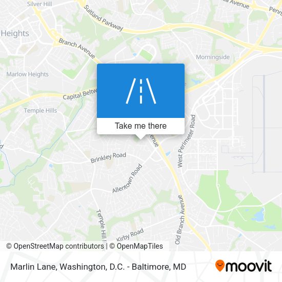 Marlin Lane map