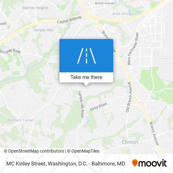 Mapa de MC Kinley Street