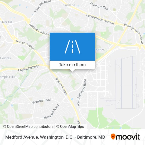 Mapa de Medford Avenue