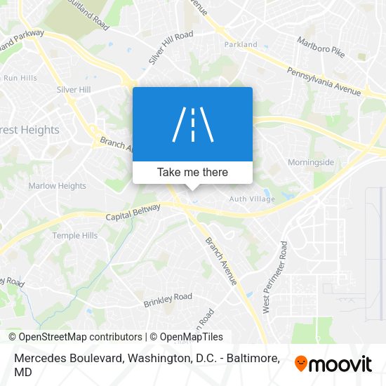 Mapa de Mercedes Boulevard