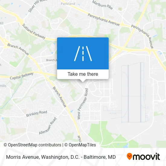 Morris Avenue map
