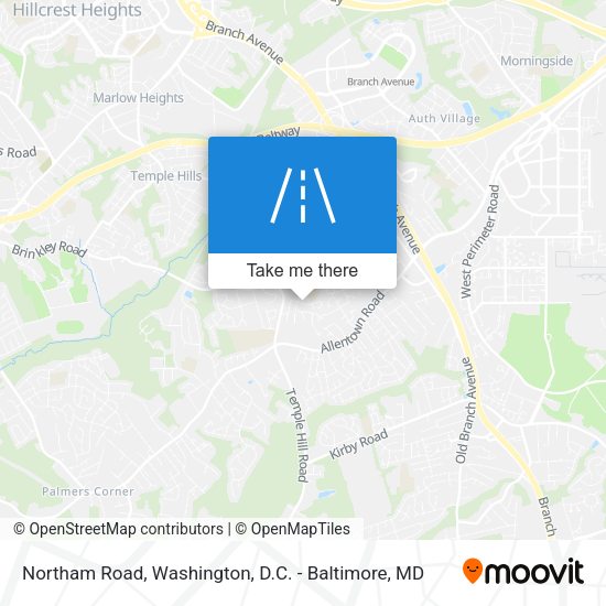 Mapa de Northam Road