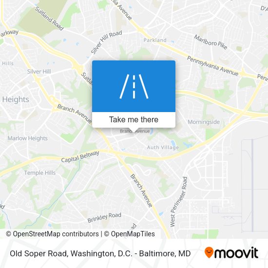 Mapa de Old Soper Road