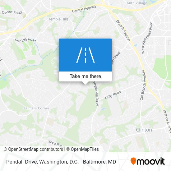 Mapa de Pendall Drive