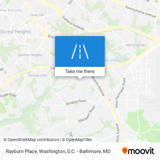 Rayburn Place map