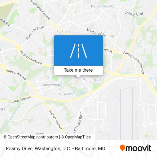Reamy Drive map