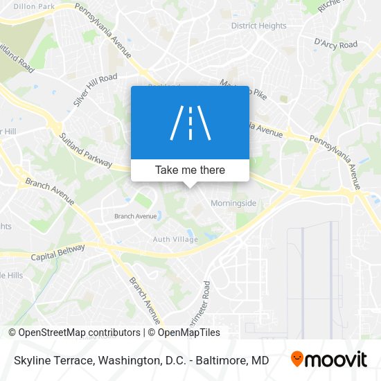 Skyline Terrace map