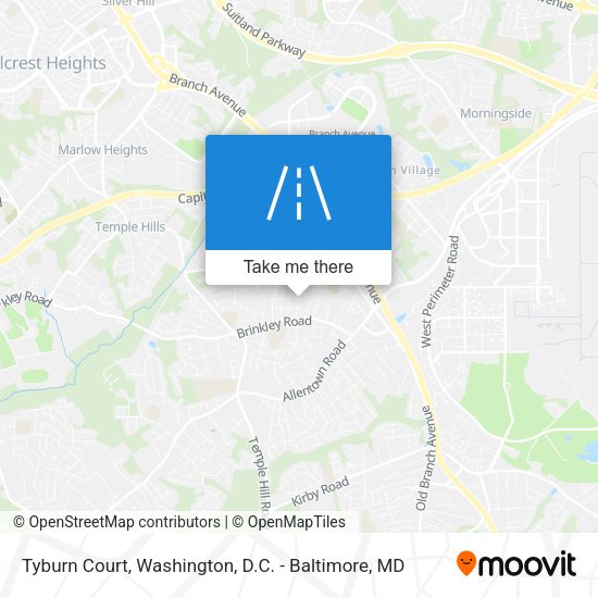Tyburn Court map