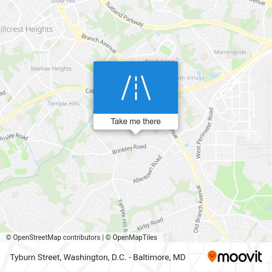 Tyburn Street map