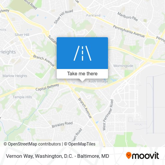 Vernon Way map