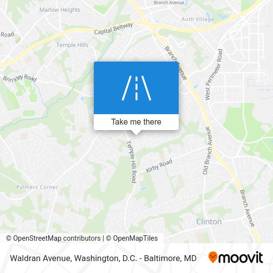 Mapa de Waldran Avenue