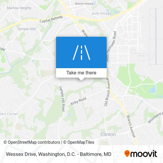 Wessex Drive map