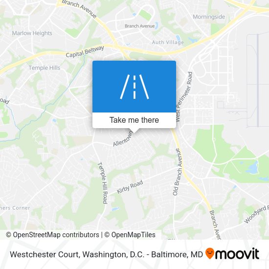 Westchester Court map