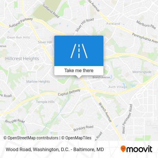 Mapa de Wood Road
