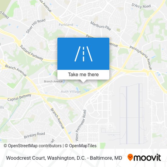 Woodcrest Court map