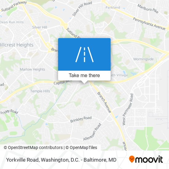 Yorkville Road map