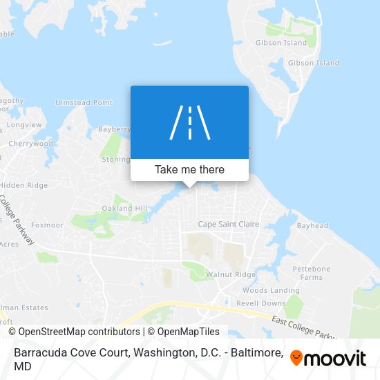 Barracuda Cove Court map